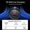 Picture of iOsuite 60 Watt Dual USB-C+ USB-A Fast Car Charger Black